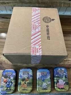 Pokemon TCG Ascended Heroes Mini Tins Case J-Hook (Lot Of 40) SEALED - Image 5