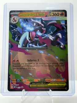Pokemon Mega Charizard X EX 029 Mega Evolution Promo Holo English 360 HP - Image 1