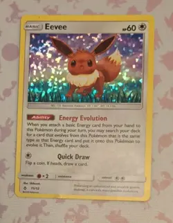 Eevee 11/12 McDonald's Promos 2018 Holo Pokemon MP - Image 1