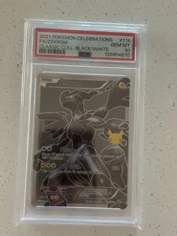 Zekrom 2021 Pokemon Celebrations #114 PSA 10 - Image 1