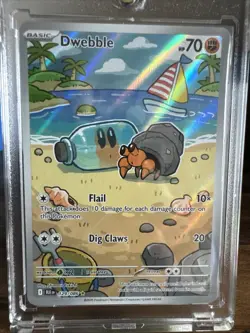 Dwebble 129/086 Holo Illustration Rare Black Bolt Pokemon Near Mint 129/086 - Image 1