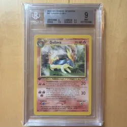 2000 POKEMON NEO GENESIS 1ST EDITION #47 QUILAVA BGS 9 - Image 1