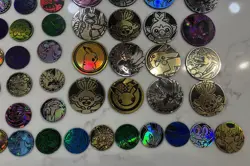 Lot of 60x Official Pokemon TCG Coins (Mix Of Regular (x40) and Jumbo (x20) - Image 5
