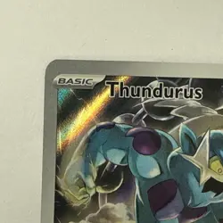 2025 Pokemon Scarlet & Violet Black Bolt ETB Promo Thundurus #209 Full Art Holo - Image 2