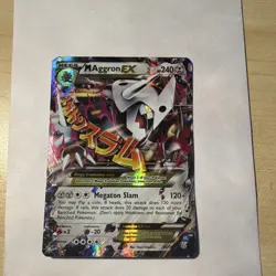 The Pokemon Company Pokemon TCG M Aggron EX 94/160 Primal Clash FA Holo UR Eng - Image 1