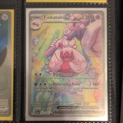 Pokemon Tinkaton ex Sv02 Paldea Evolved 262/193 SIR Full Art Holo 300HP Eng - Image 1