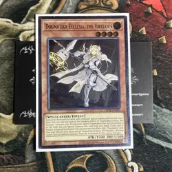 Yugioh Dogmatika Ecclesia, the Virtuous OP18-EN001 Ultimate Rare NM - Image 1