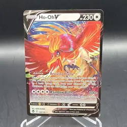 Pokemon Ho-Oh V 140/195 Silver Tempest Holo Ultra Rare 230HP English - Image 1