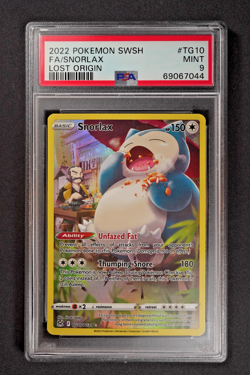 2022 Pokemon Snorlax TG10/TG30 SWSH Lost Origin PSA 9 MINT - Image 1