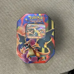 Pokemon TCG Mega Evolution Tin | Mega Charizard Y ex - Image 1