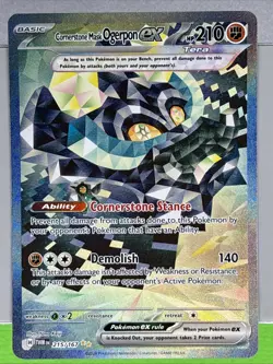Cornerstone Mask Ogerpon EX 215/167 Sv06 Twilight Masquerade Pokemon TCG - Image 1
