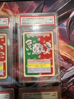 Pokemon Topsun 1997 Green Back PSA 9 Lot Of 6 Monsters, Very Rare Low Pop - Image 4