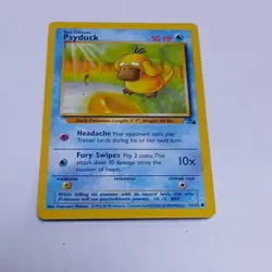 Pokemon Psyduck 53/62 Fossil Basic 50 HP Common Regular 1st Edition - Image 1