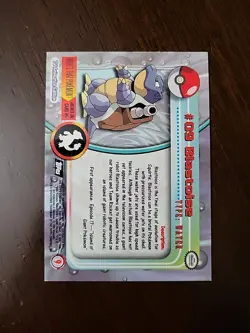 MP! BLACK Label Blastoise #09 Topps TV Animation Edition Pokemon - Image 2