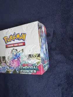 Pokemon TCG Scarlet & Violet - Temporal Forces Booster Box In Acrylic Case - Image 4