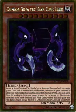 Crimson Nova the Dark Cubic Lord - MVP1-ENG39 - Gold Rare - Unlimited Edition x1 - Image 1