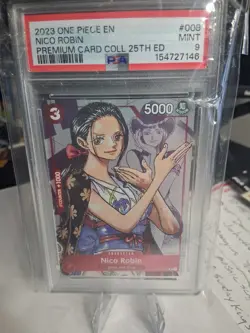 Nico Robin - ST01-008 (Alternate Art) ST01-008 One Piece Promotion 25th PSA 9🔥 - Image 2