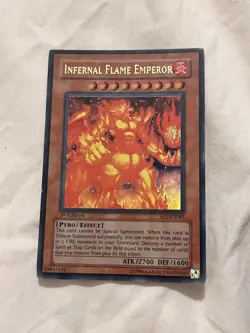 YUGIOH TCG INFERNAL FLAME EMPEROR SD3-EN001 ULTRA 1ST EDITION LP - Image 1