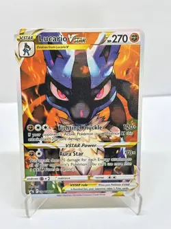 Lucario VSTAR HP270 Pokemon Metal Card-Collectible Gift Display. - Image 3