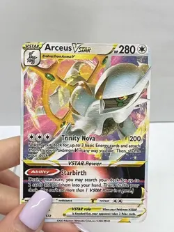 Arceus VSTAR HP280 Pokemon Metal Card-Collectible Gift Display. - Image 1