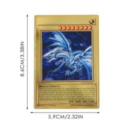 Yu-Gi-Oh Collection Holo Foil Cards Metal Material Collection Card - Image 2