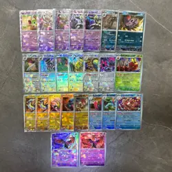 Pokemon Terastal Festival ex Master Ball Mirror Trading Card Set 24 Cards - Image 1