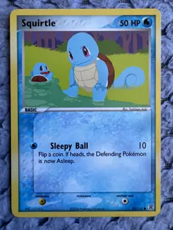 Squirtle 82/112 FireRed & LeafGreen Regular CLEAN NM Pokemon Card - Image 1
