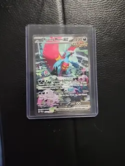Roaring Moon Ex 251/182 SIR Full Art Paradox Rift Pokemon TCG Card - Raw NM - Image 1