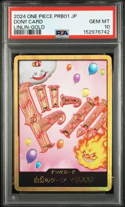 PSA 10 DON!! Card Linlin Alternate Art Gold 2024 ONE PIECE Card Japanese - Image 1