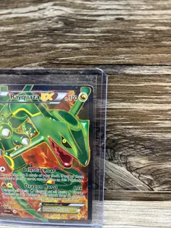 Pokemon TCG Rayquaza EX Full Art Ultra Rare Card Dragons Exalted 123/124 - Image 3