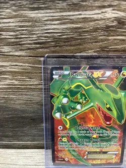 Pokemon TCG Rayquaza EX Full Art Ultra Rare Card Dragons Exalted 123/124 - Image 4