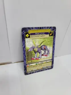 GOLD TEXT MetalGarurumon BO-149 Digi-Battle Series 3 Digimon Card Rare LP 2000 - Image 2