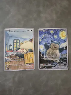 Snorlax Pokemon Card Display Art Card - Image 1