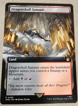 Dragonskull Summit - #490 Regular (Extended Art) Doctor Who - Mtg - Image 1