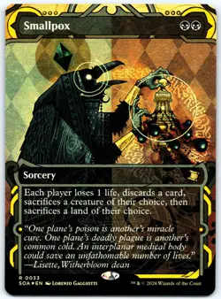 Smallpox (Foil) - #33 - Rare - Secrets of Strixhaven - SOA - Image 1