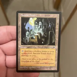 Wizards of the Coast Ancient Tomb Tempest #315 Uncommon Land Regular Eng 1997 - Image 1