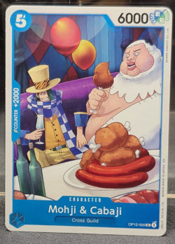 OP12-055 Mohji & Cabaji Uncommon Legacy of the Master One Piece Near Mint Card - Image 1