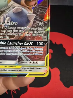 Blastoise & Piplup GX 38/236 Pokemon TCG Card Tag Team From Cosmic Eclipse NM - Image 4
