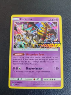 Pokemon TCG - Giratina SM151 Sun & Moon Lost Thunder Stamped Pre Release Promo - Image 1