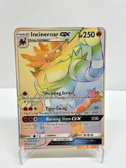 Incineroar GX HP250 Pokemon Metal Card-Collectible Gift Display. - Image 1