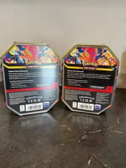 Pokemon TCG Mega Charizard X And Y ex Tins Lot Of 2 - Image 2