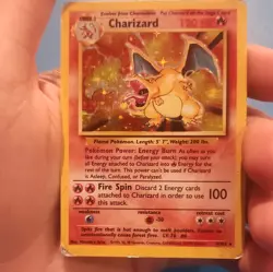 The Pokemon Company Charizard 4/102 Base Set Holo Rare Eng 1999 Stage 2 120HP - Image 1