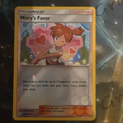 Pokemon Misty's Favor Trainer Supporter Uncommon Reverse Holo 202/236 Sm-Unifie… - Image 1