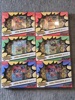 (6) Pokemon TCG Mega Evolution Ascended Heroes Ex Box Lot 6 New Factory Sealed - Image 1