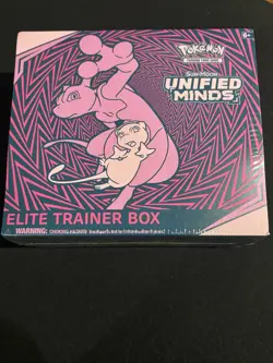Pokemon 2019 Sun & Moon Unified Minds Elite Trainer Box Factory Sealed - Image 1