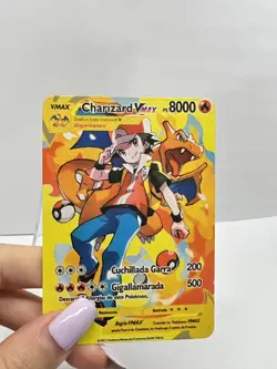 Charizard VMAX PS8000 Pokemon Metal Card-Collectible Gift Display. - Image 1