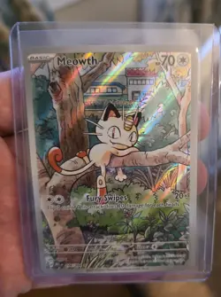 Pokemon Singles Lot Fezandipiti Ex 288/217 Full Art Meowth Many More W/ 15 Packs - Image 3