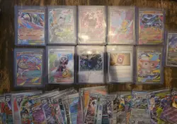 Pokemon Singles Lot Fezandipiti Ex 288/217 Full Art Meowth Many More W/ 15 Packs - Image 4