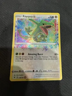 Rayquaza 138/185 SWSH04: Vivid Voltage NM Pokemon - Image 1