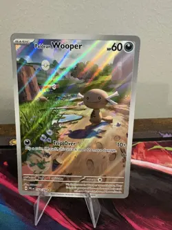 Paldean Wooper 102/094 Pokemon TCG ME Phantasmal Flames Illustration Rare NM - Image 2